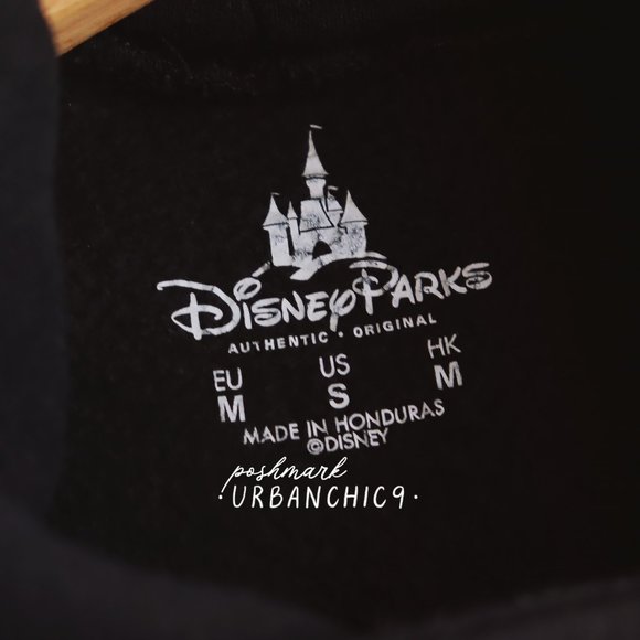 DISNEY Mickey Mouse Hoodie Sweatshirt w/ Ears Black size S - Picture 6 of 13